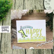 Metal Cutting dies happy Birthday Die Cut Scrapbooking Paper Craft Handmade Card Punch Art Cutter Decorative Stencil 2024 - buy cheap