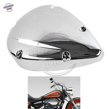 Capa cromada para filtro de ar de motocicleta, honda shadow ace vt vt400 vt750 2004-2012 2024 - compre barato