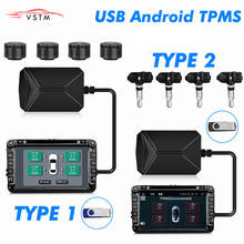 Sistema Solar de monitoreo de presión de neumáticos TPMS con 4 sensores de potencia pantalla LCD Digital sistemas de alarma de seguridad automática 2024 - compra barato