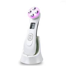 Facial Mesotherapy Electroporation LED Radio Frequency Skin Care For Face Lift Tighten Wrinkle Removal Facial Massager 2024 - buy cheap