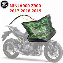Детали, задний Встроенный светодиодный фонарь, стоп-сигнал, задний фонарь, индикатор поворота для Kawasaki Z900 Z 900 2017 2018 2019 2024 - купить недорого