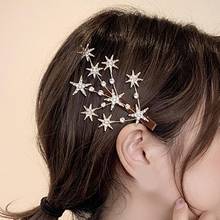 New Korean Style Bridal Hair Clips for Women Girl Rhinestone Star Hairpins Headpiece Party Wedding Hair Accessories 2024 - buy cheap