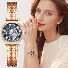 Роскошная женская мода браслет Часы мраморный циферблат дизайн Элегантные серебристые женские кварцевые наручные часы из розового золота часы Перевозка груза падения 2024 - купить недорого