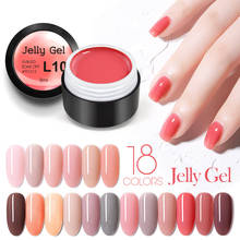 5ml*18pcs Kit CANNI  Jelly Color Lacquer Varnish kit Soak off Natural Color Series Nail Gel Polish 2024 - buy cheap