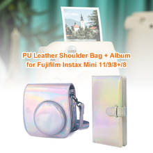Funda protectora de cámara instantánea para Fujifilm Instax Mini 11 9 8 + 8, álbum de cuero PU, portátil, accesorios 2024 - compra barato