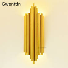 Modern Gold Wall Lamps Led Sconce Wall Light Fixtures Mirror Lights for Home Industrial Loft Art Decor Living Room Bedroom Lamp 2024 - buy cheap