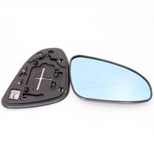 Wide View Auto Dimming Rear View Mirror Heated Blue Side Mirror Glass with LED Turn Indicator for Toyota Corolla 2024 - buy cheap