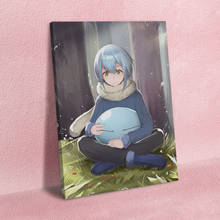 Rimuru-Cuadros impresos en HD para decoración del hogar, lienzo Modular, póster de Anime japonés para pared de dormitorio, Marco artístico 2024 - compra barato
