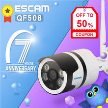 ESCAM QF508 HD 1080P Wireless Wifi IP Camera Outdoor Waterproof  Surveillance Security Cameras Infrared Bulllet Camera 2024 - buy cheap