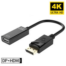 DP to HDMI 4K Cable Adapter Male To Female For HP/DELL Laptop PC Display Port to 4K 1080P HDMI Cable Adapter Converter 2024 - buy cheap