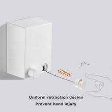 Retractable Clothesline Indoor Outdoor Clothes Drying Rack Wall Mounted Laundry Dryer Hanger Bathroom Invisible Clothes Line