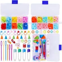 LMDZ 381Pcs Colorful Knitting Needles Plastic Stitch Marker Ring Holder Needle Clip Knitting Crochet Hook Locking Set DIY Craft 2024 - buy cheap