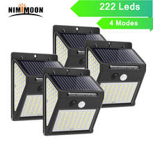 222 144 LED Solar Light Outdoor Solar Lamp with Motion Sensor Solar Powered Sunlight Spotlights for Garden Decoration 2024 - buy cheap