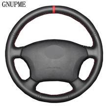 Black Car Steering Wheel Cover Volant for Toyota Land Cruiser Prado 120 2004-2008 2009 Land Cruiser 1995- 2006 2007 Tacoma 2024 - buy cheap