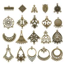 1 caja de componentes de candelabro tibetano, enlaces de componentes de candelabro de hierro, enlaces de pendientes, pulsera, colgante, fabricación de joyas DIY 2024 - compra barato