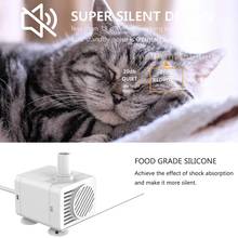 Cat Accessories Waterer USB Water Pump Cats Dogs Drinking Fountain Bowl Engine Pet Supplies Drinker For Cat Drink Pump With LED 2024 - buy cheap