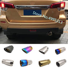 For Nissan Terra 2018 2019 Car Body Styling Stainless Steel Rear Back Cover Muffler End Tail Pipe Dedicate Outlet Exhaust 1pcs 2024 - buy cheap