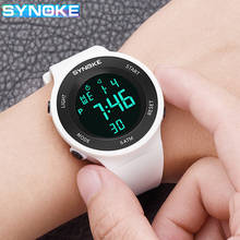 SYNOKE-Reloj deportivo para Hombre y mujer, pulsera Digital con pantalla Led, despertador, resistente a los golpes, resistente al agua 2024 - compra barato