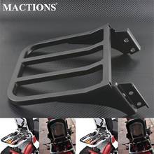 Motorcycle Black Steel Sissy Bar Backrest Luggage Rack Rear Carrier Support Frame For Harley Dyna Sportster XL 883 Softail FLSTC 2024 - buy cheap