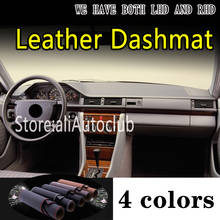 for Mercedes-Benz W124 V124 E CLASS 1984-1995 Leather Dashmat Dashboard Cover Dash Mat Carpet custom Car styling Accessories 2024 - buy cheap