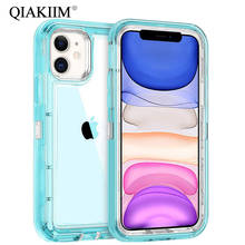 360 Case For iPhone 12 11 13 Pro Max XR XS X 8 7 6 6S Plus Clear Hard PC TPU Shockproof Armor Full Protection Phone Cover + Film 2024 - buy cheap