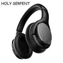 HOLY SERPENT-auriculares inalámbricos M1 ANC con Bluetooth, dispositivo de audio con cancelación activa de ruido, HiFi graves, 48H, para teléfono y PC 2024 - compra barato