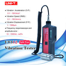 UNI-T UNITUT312 Vibration Tester Handheld Portable LCD Vibration Analyzer Tester Meter Vibrometer with Split Sensor Signal Wire 2024 - buy cheap