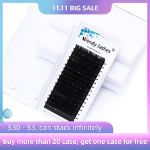 16 Rows Normal Eyelash Extension False Eyelashes Faux Mink Lashes Supplies CC/DD New Natural Lashes Individual Lash Makeup Tools 2024 - купить недорого