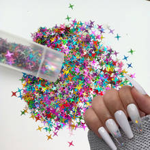 3D голографические пайетки для ногтей Гель-лак AB, лазерный блеск, красочные хлопья, самодельные ногти, дизайн ногтей, маникюрные украшения 2024 - купить недорого
