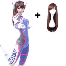Dva Cosplay Costume Game Overwatch Female Adult  child  Lycra 3D Printing Spandex  Halloween Party Zentai Wig Suits Gun D.Va cos 2024 - buy cheap