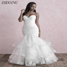 New Arrive Wedding Dress Mermaid For Women Sweetheart Neckline Vestidos De Novia Bride Dress Strapless Plus Size Wedding Gown 2024 - buy cheap