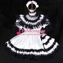 Sissy maid satin dress lockable Uniform cosplay costume Tailor-made[G2328] 2024 - buy cheap