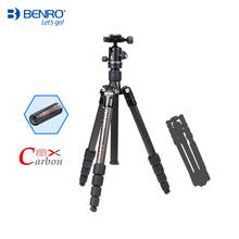 Benro suporte de câmera de fibra de carbono, c1690tb0, flexível, com tripé, b0, carregamento máximo de 8kg 2024 - compre barato