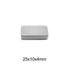 5/10/15/20/30/50PCS 25X10X4 Block Powerful Magnets 25mm*10mm Neodymium Magnet 25x10x4mm Permanent NdFeB Magnetic Magnet 25*10*4 2024 - buy cheap