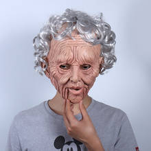 Halloween Mask Grandma Masks Female Oldie Old Women Cosplay  Mascarillas Granny Old Lady Latex Masques Face Mascara Props Adults 2024 - buy cheap