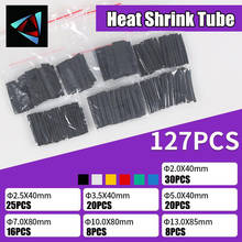 127/164/328Pcs Heat Shrink Tube Tubing Insulation Shrinkable Tube Sleeving Wrap Wire Car Assortment Electrical Cable Polyolefin 2024 - buy cheap