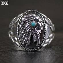 Thai handmade chieftain ring real s925 sterling silver fashion personality man ring 2024 - buy cheap