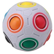 Креативный волшебный Радужный шар, кубик, скоростная головоломка, мяч для детей, обучающий, забавные игрушки для детей, взрослых, снятие стресса 2024 - купить недорого