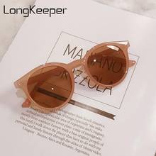 LongKeeper Fashion Round Sunglasses Women 2021 Brand Designer Vintage Sun Glasses Ladies Shades Eyewear Oculos De Sol Feminino 2024 - buy cheap