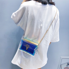 Crossbody Bags for Women 2020 Laser Transparent Bags Fashion Women Korean Style Shoulder Bag Messenger PVC Waterproof Beach Bag 2024 - buy cheap