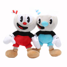 Cuphead-juguetes de peluche de 23cm para niños, muñecos de Mugman, juego Cuphead, aventura, Animal de peluche suave, regalo de cumpleaños y Navidad 2024 - compra barato