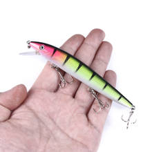 1PCS Colored Minnow Fishing Lure12CM 13.8G pesca hooks fish wobbler tackle crankbait artificial japan hard bait swimbait 2024 - buy cheap