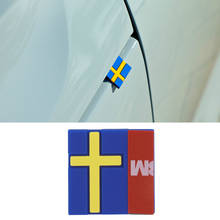 Car Door Side Gap Swedish Flag Logo Sticker For Volvo XC40 XC60 XC70 XC80 XC90 S80 S90 C30 V50 V40 S60 Badge Decal Accessories 2024 - buy cheap