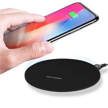 Wireless Charger Ultra-thin 10W Fast Charging Pads Wireless Charger For iPhone8 8p X XS XR XSMAX Samsung Note9 S9 8 7 2024 - buy cheap