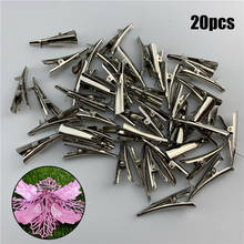 20Pcs/lot Clip Christmas Poinsettia Glitter Flower Clip Tree Hanging Party Xmas Tool Decorative Clip DIY Tools Wholesale