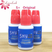 Free Shipping Original Korea Sky Glue Red Cap 3 bottles/lot fastest and strongest eyelash extensions glue private label 2024 - buy cheap