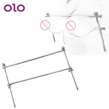 OLO Nipple Clamps Torture Nipple Clamps Bondage Set Flirt Tools Stainless Steel Adjustable Breast Stimulate Sex Toys For Couples 2024 - buy cheap
