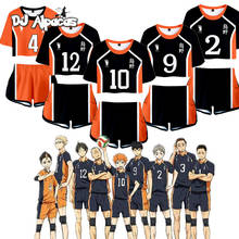 Haikyuu-fantasia de shoyo hinata, uniforme esportivo masculino e feminino para cosplay, vôlei e clube 2024 - compre barato