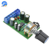 Amplificador de controle de volume audio estéreo do canal duplo dc 1.8-12v da placa do amplificador de 5 pces tda2822m para o orador 2024 - compre barato