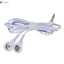 Free shipping hot selling 500pcs/lot DC 3.5MM 2 in 1 Head electrode wires /cable for digital device and TENS machine 2024 - buy cheap